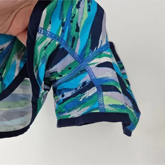 Lululemon Seven Wonders Multi Hero Blue Speed Shorts 4